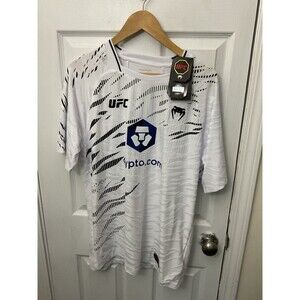 NWT UFC Fusion Venum Authentic Fight Night Walkout Jersey White Mens Large